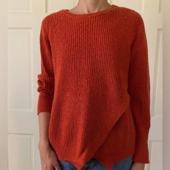 BANANA‎ REPUBLIC ORANGE LAVA SWEATER SIZE L - Picture 1 of 6